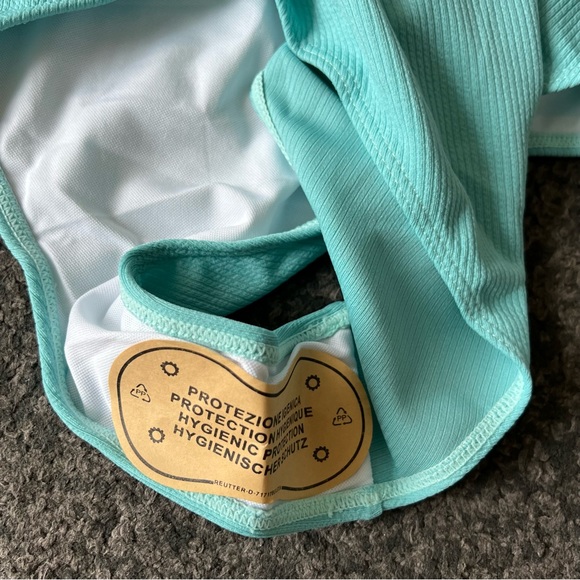 one shoulder cut out ribbed monokini padded - Picture 4 of 6